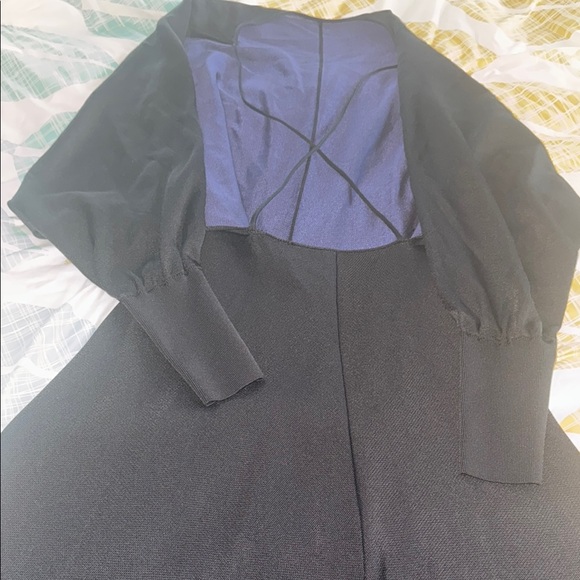 Victoria Beckham Elegant Black Backless Dress - Picture 7 of 8